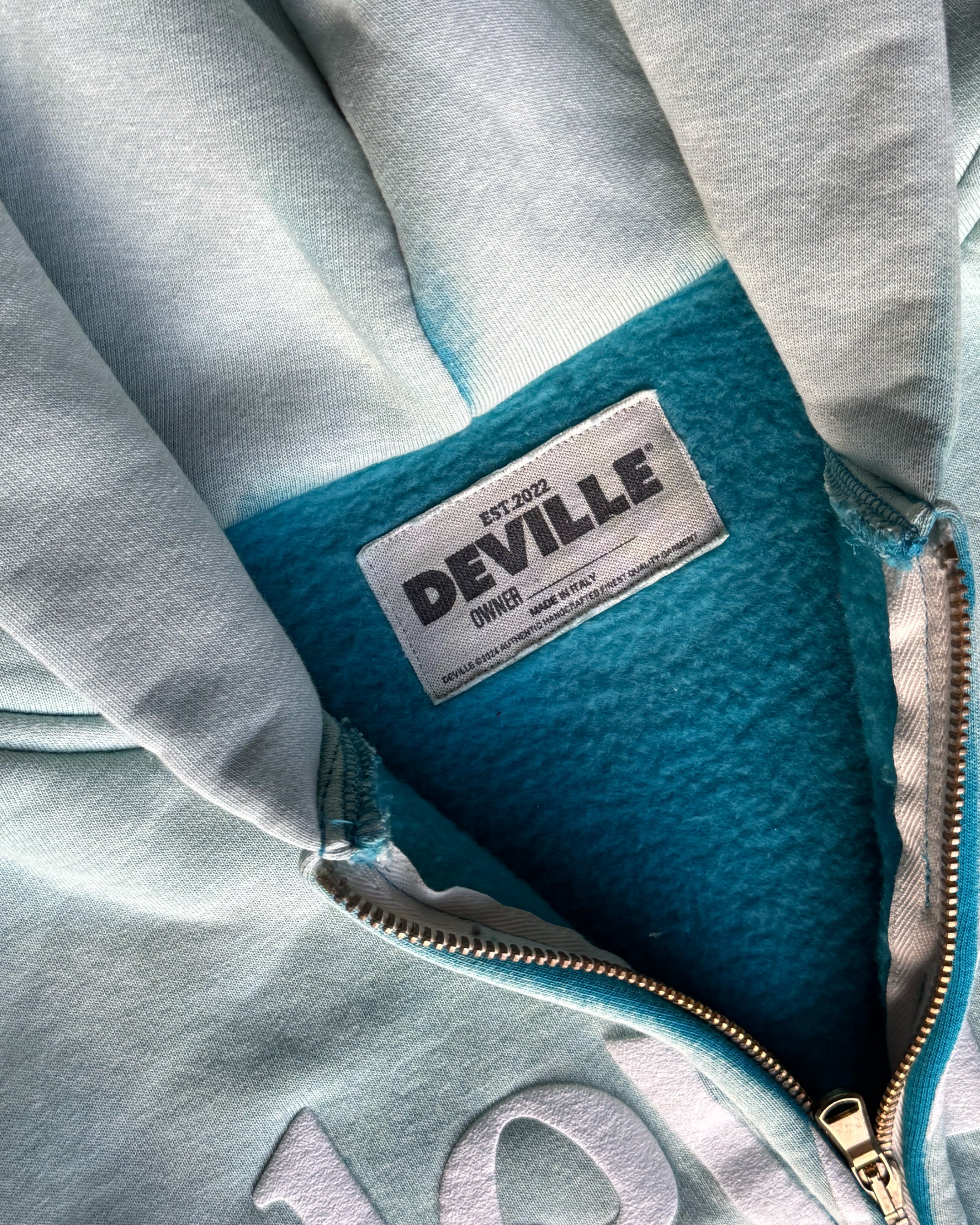 Light Green Zip Hoodie - Image 6